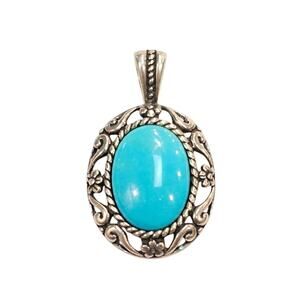 Relios Sterling Turquoise Pendant